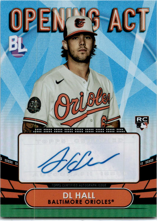 2023 Topps Big League #OAA-CC DL Hall Auto  Arizona Diamondbacks