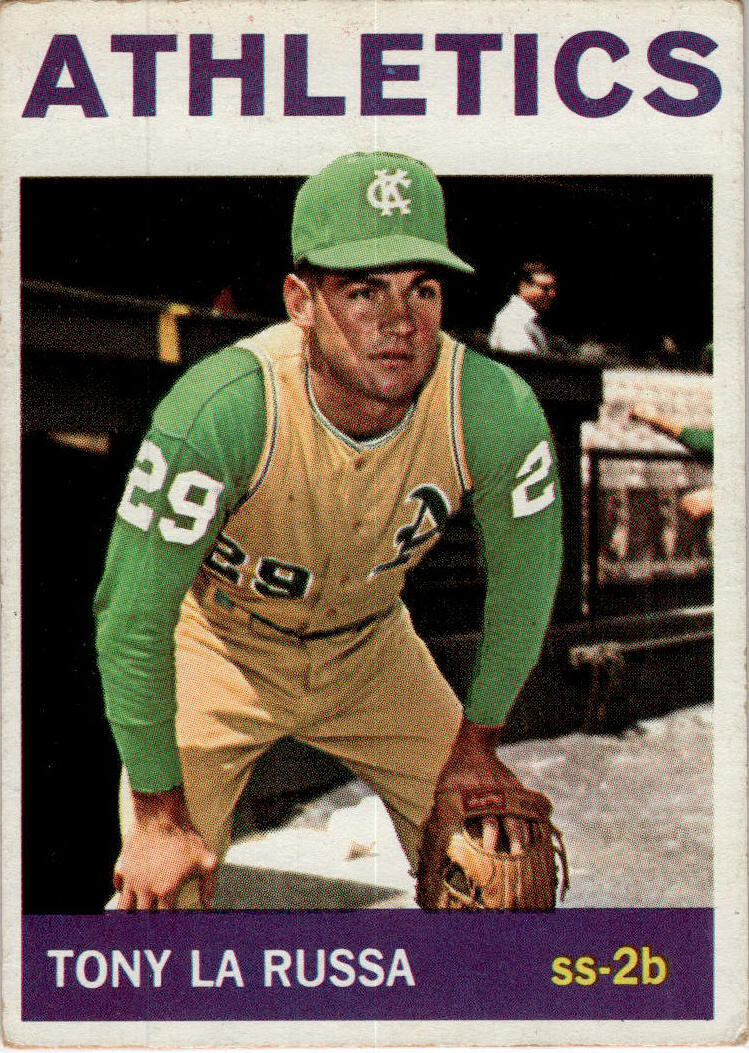 1964 Topps #244 Tony La Russa Rookie Kansas City Athletics