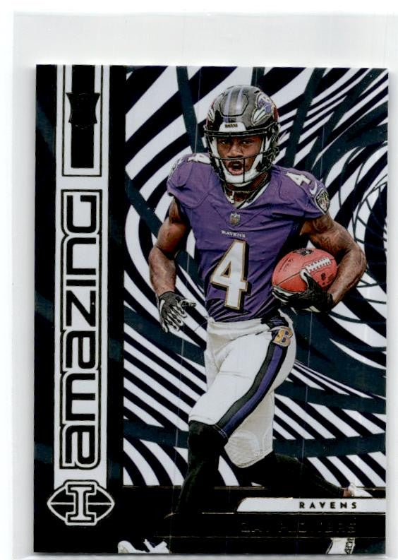 2023 Panini Illusions Amazing #25 Zay Flowers Baltimore Ravens