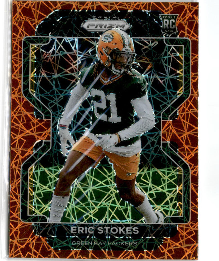 2021 Panini Prizm Lazer Prizm #433 Eric Stokes Rookie Green Bay Packers