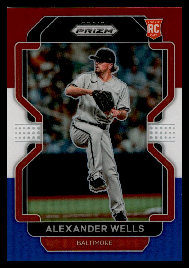 2022 Panini Prizm Red/White/Blue #38 Alexander Wells