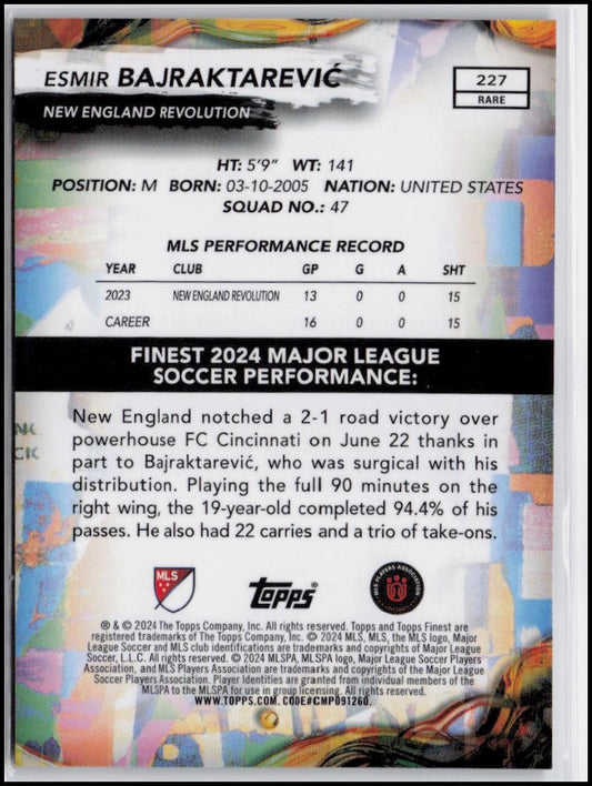 2024 Finest MLS #227 Esmir Bajraktarević