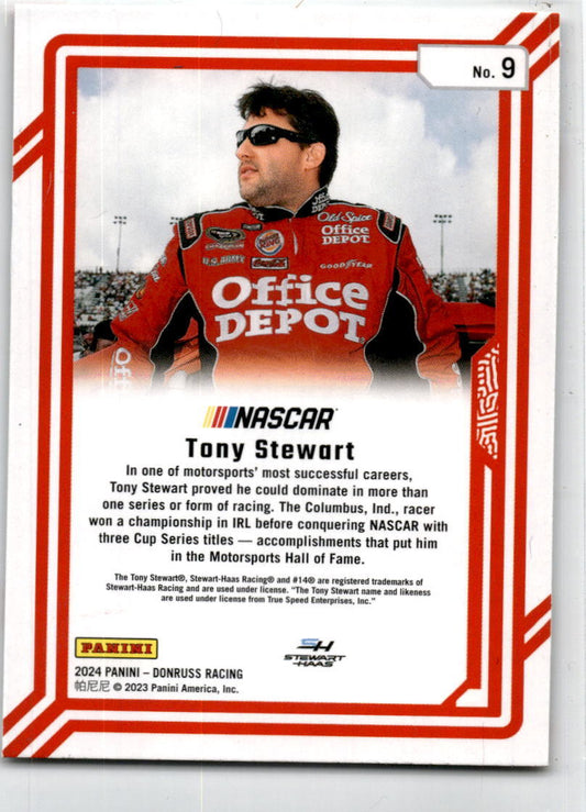 2024 Donruss Racing Dominators #9 Tony Stewart