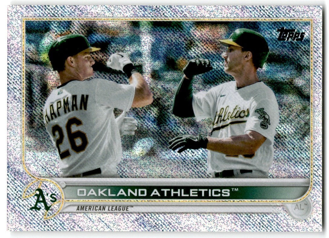 2022 Topps OAKLAND ATHLETICS Team Chapman Olson #210 FOILBOARD /875