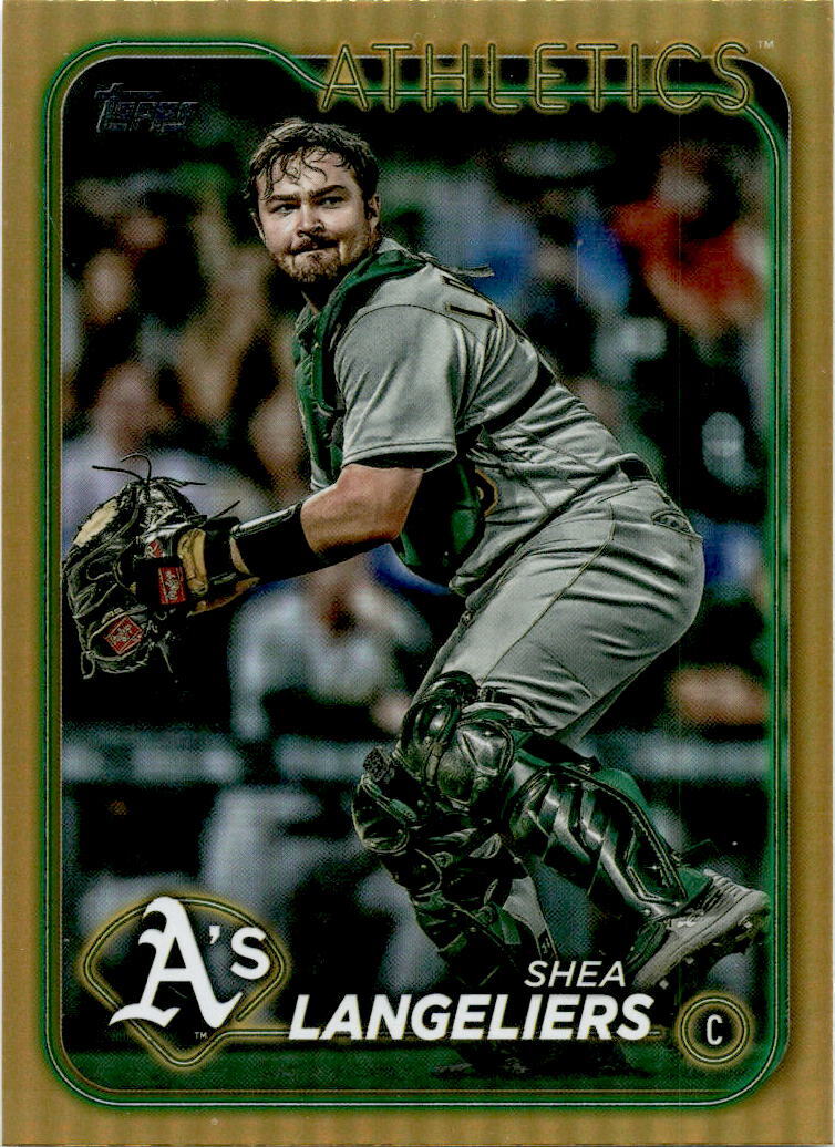 2024 Topps Gold Foil #278 Shea Langeliers Oakland Athletics