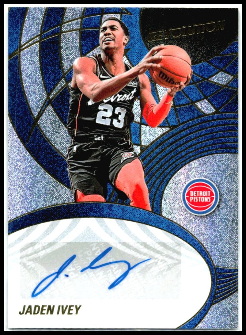 2024-25 Panini Revolution Autographs #AU-JAI Jaden Ivey Auto Detroit Pistons