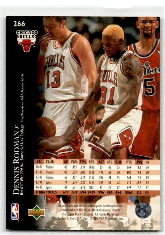 1995-96 Upper Deck #266 Dennis Rodman Chicago Bulls