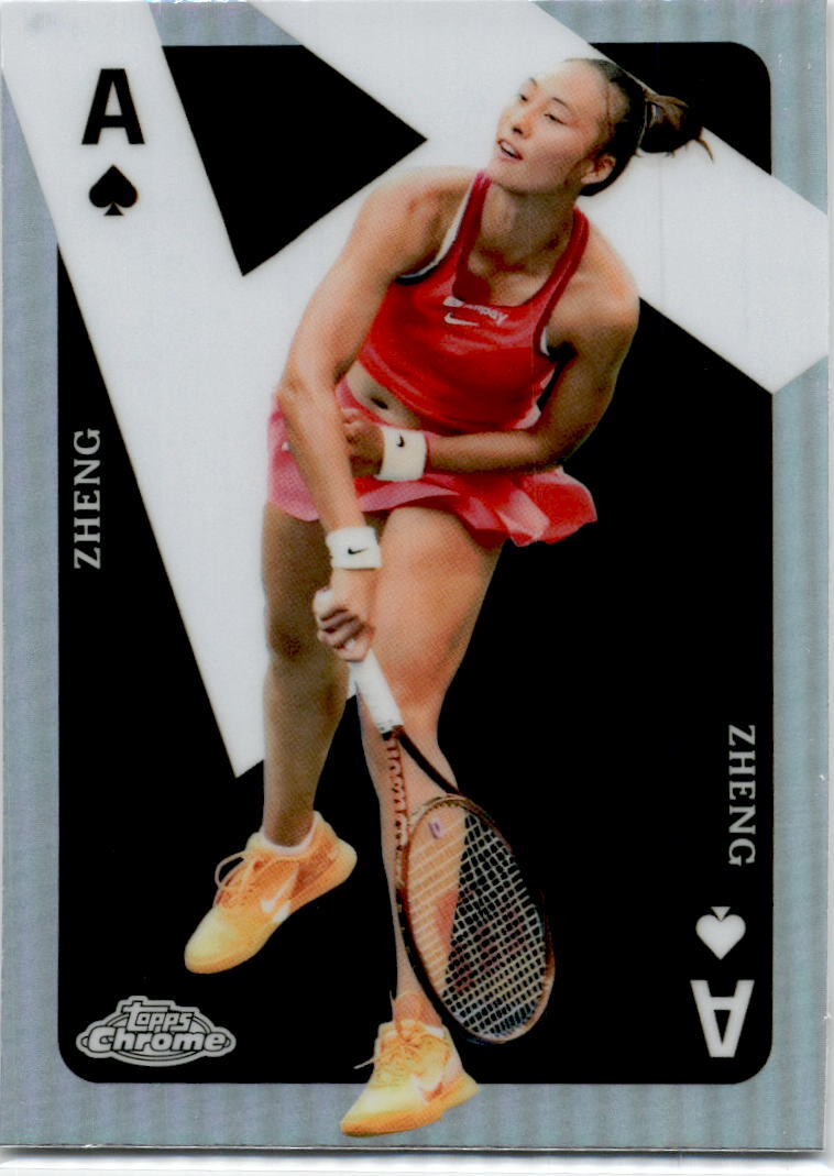 2024 Topps Chrome Tennis Aces #CAS-QZ Qinwen Zheng