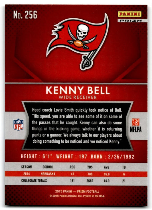 2015 Red White & Blue Prizm Kenny Bell Rookie Tampa Bay Buccaneers #256