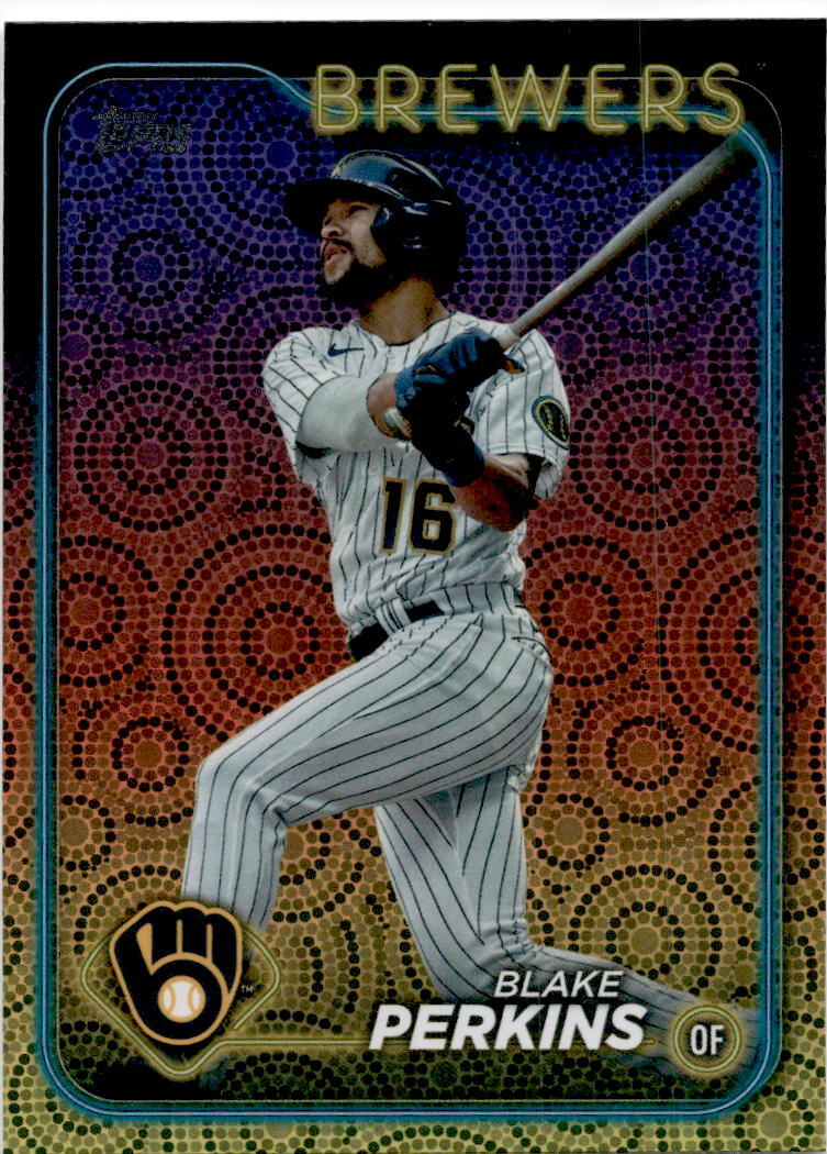 2024 Topps Summer Holiday #663 Blake Perkins Milwaukee Brewers