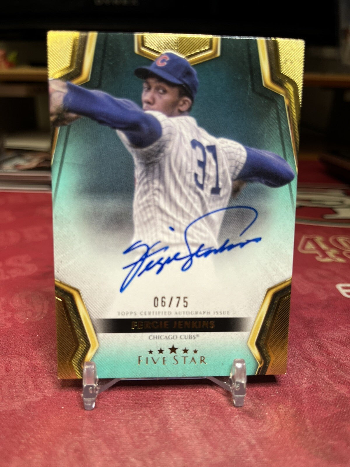 2024 Topps Five Star #FSA-FJ Fergie Jenkins Auto Chicago Cubs