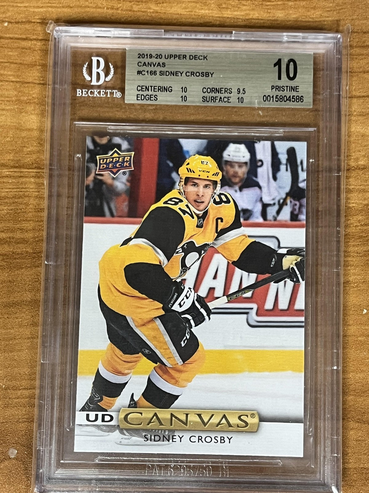 2019-20 Upper Deck UD Canvas #C166 Sidney Crosby Pittsburgh Penguins