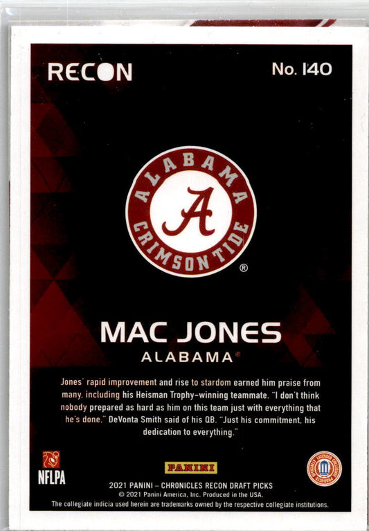 2021 Panini Chronicles Prestige Draft Picks #87 Mac Jones Tide/ New England Pat