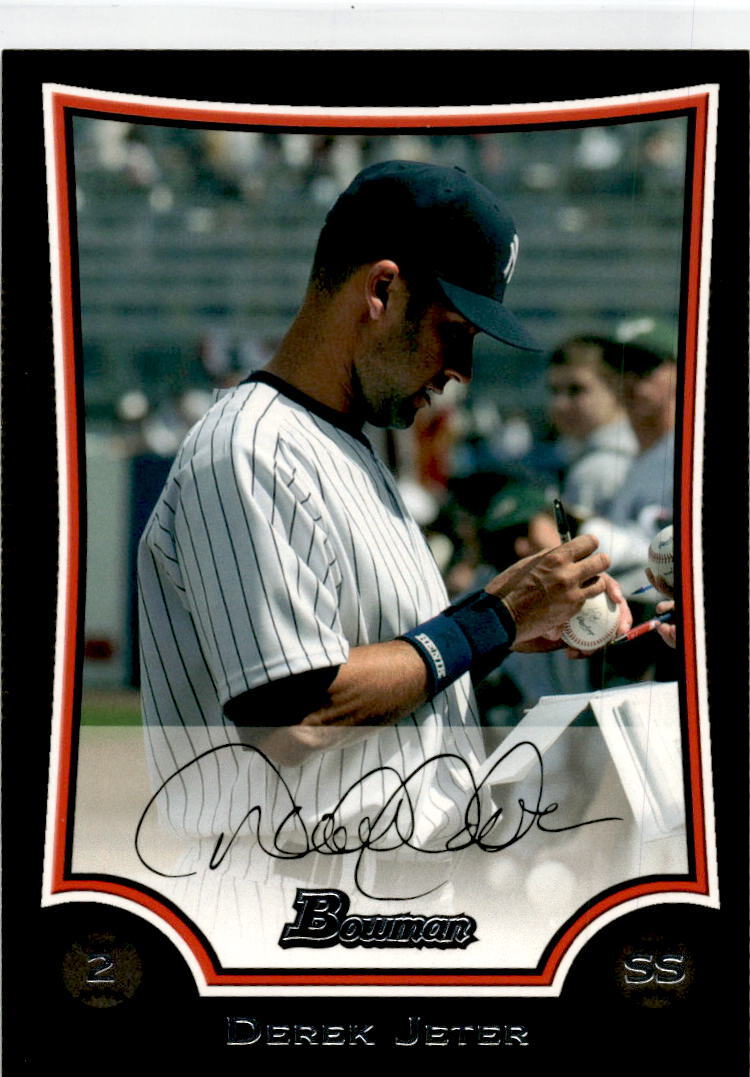2009 Bowman #80 Derek Jeter New York Yankees