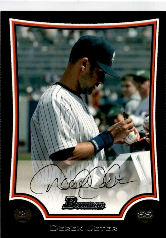 2009 Bowman #80 Derek Jeter New York Yankees