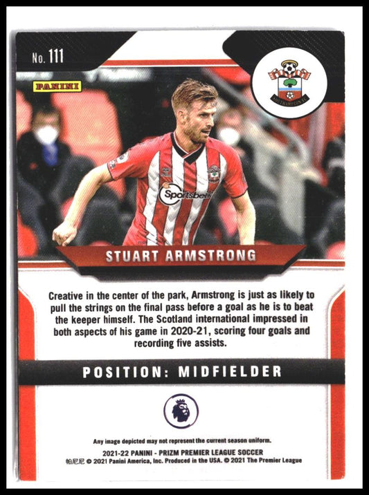 Stuart Armstrong #111 2021-22 Panini Prizm Premier League
