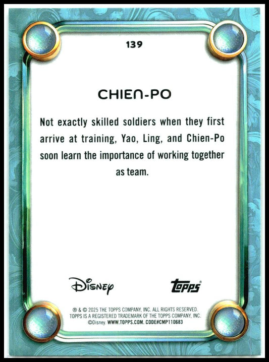 2025 Topps Disney Wonder #139 Chien-Po