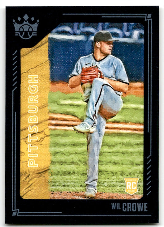 2021 Panini Diamond Kings Gray Framed Wil Crowe Rookie Pittsburgh Pirates #69