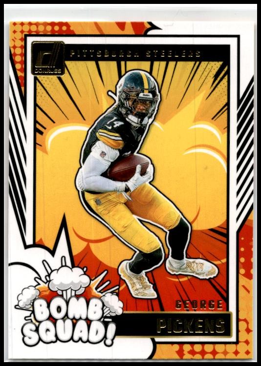 2024 Donruss Bomb Squad #21 George Pickens Pittsburgh Steelers
