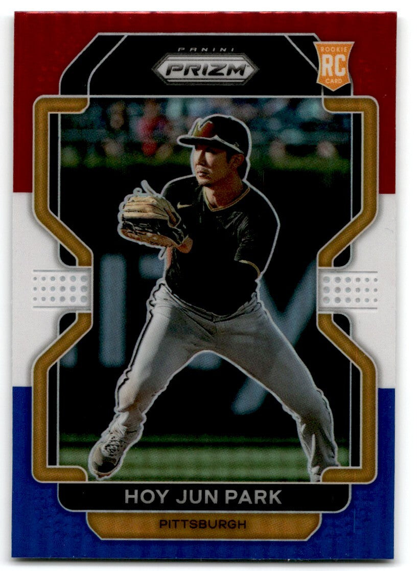 2022 Panini Prizm Red White Blue Hoy Jun Park Rookie Pittsburgh Pirates #3