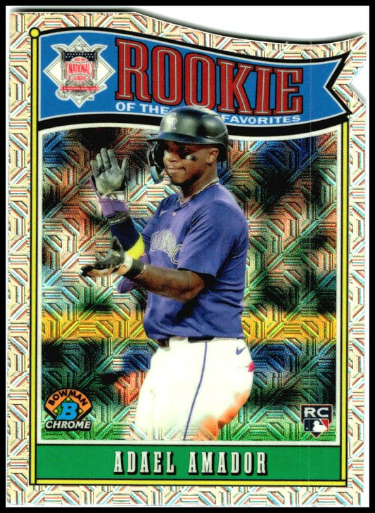 2025 Bowman Mojo Rookie of the Favorites #ROY-13 Adael Amador Rockies