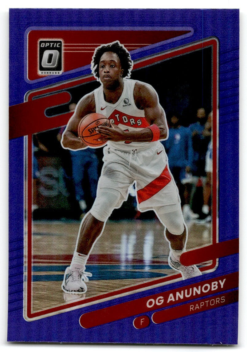 2021-22 Donruss Optic purple OG Anunoby Toronto Raptors #119