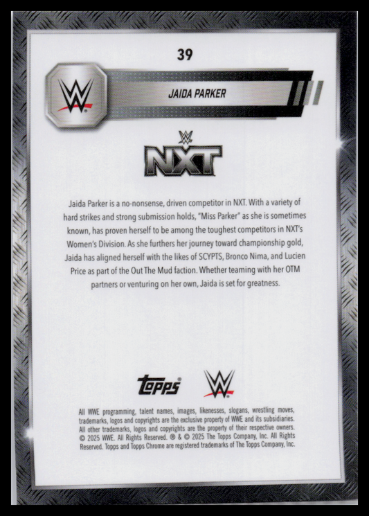 2024 Topps Chrome WWE #39 Jaida Parker