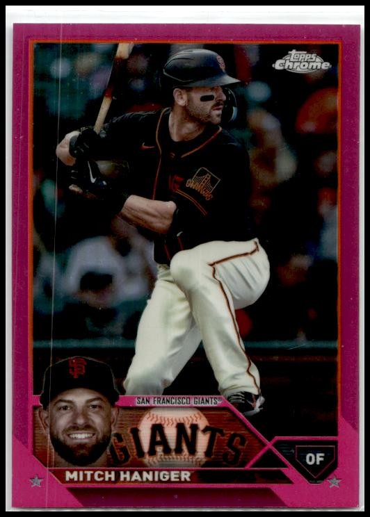 2023 Topps Chrome Update Pink #USC73 Mitch Haniger San Francisco Giants