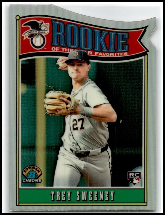 2025 Bowman Roy Favorites #ROY-12 Trey Sweeney Tigers