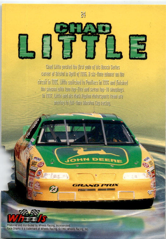 1997 Wheels Race Sharks First Bite #24 Chad Little Mark Rypien Motorsports