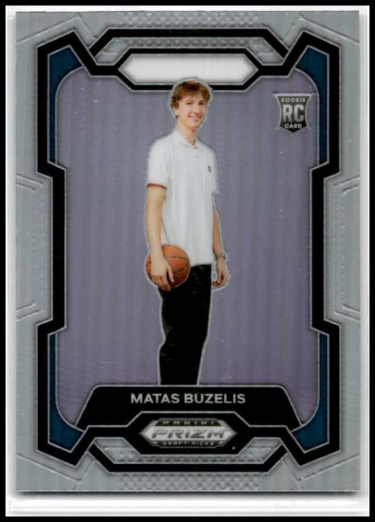 2024 Panini Prizm Draft Picks Silver #67 Matas Buzelis NBA G League Ignite