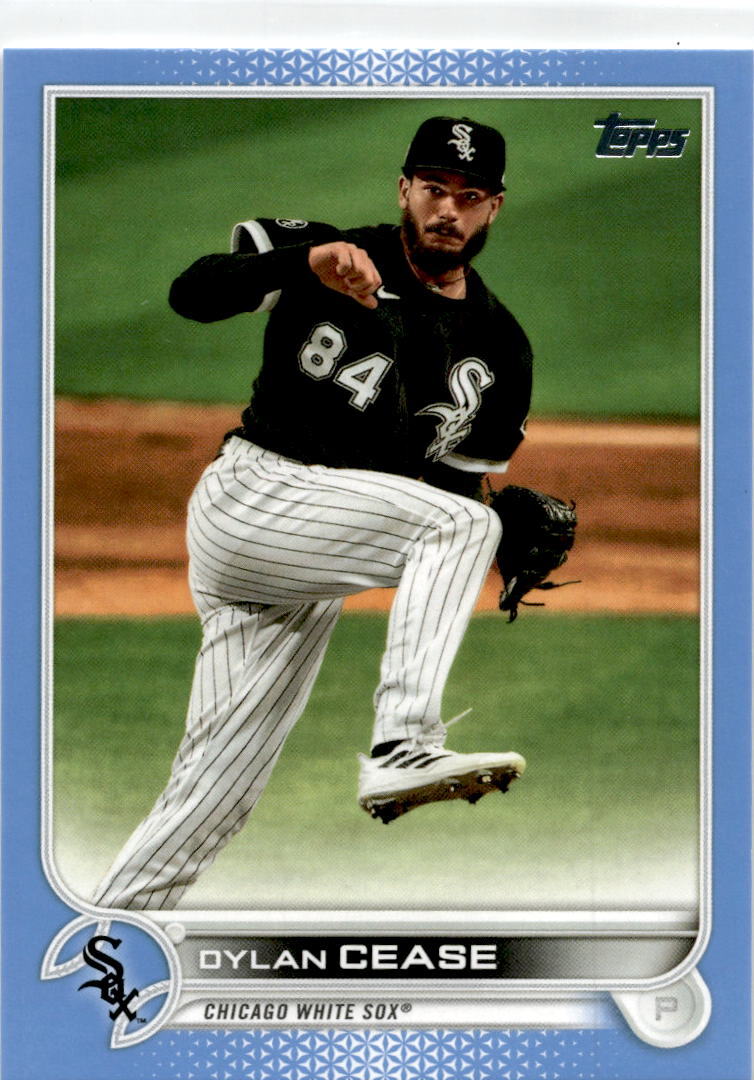 2022 Topps Father's Day Powder Blue #433 Dylan Cease #/50 Chicago White Sox
