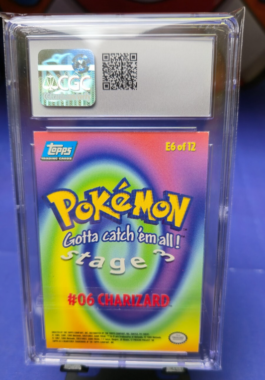 Pokemon Topps - Pokemon the First Movie Charizard - CGC 8.5 - E6 (1999)