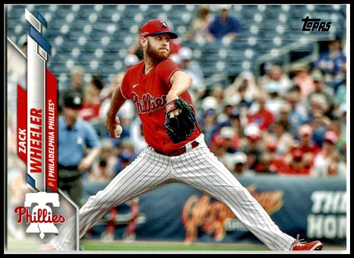 2020 Topps Update #U-45 Zack Wheeler Philadelphia Phillies