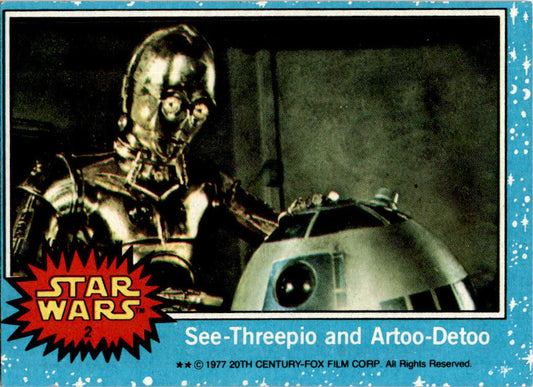 # 1977 star wars 2 see-Threepo & Artoo-Detoo