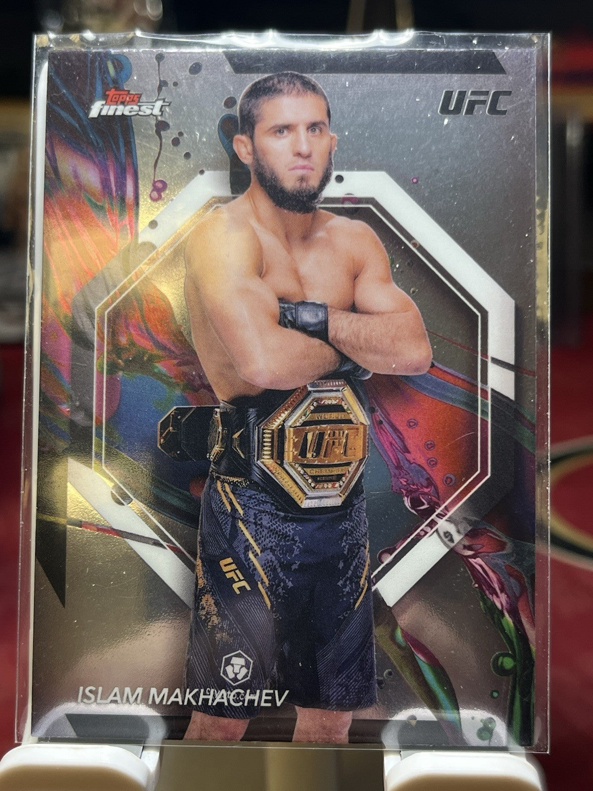 2024 Topps Finest UFC #63 Islam Makhachev