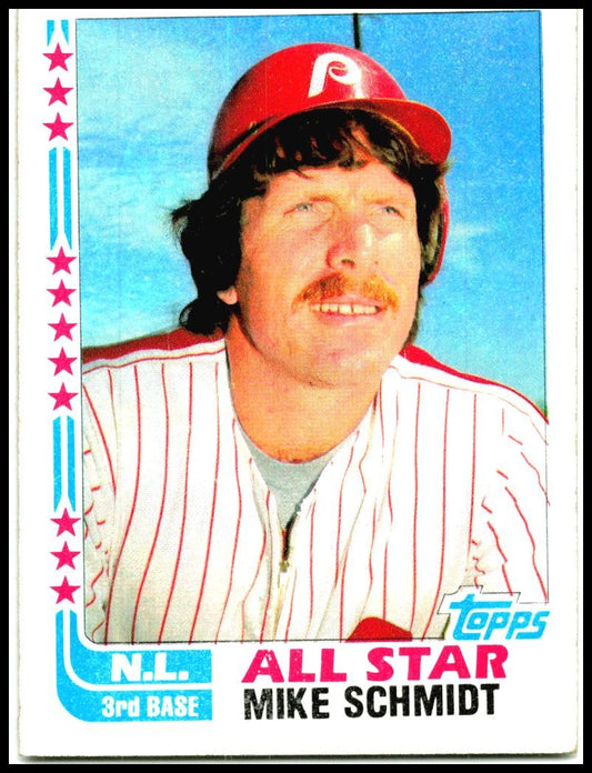 1982 Topps #339 Mike Schmidt Philadelphia Phillies