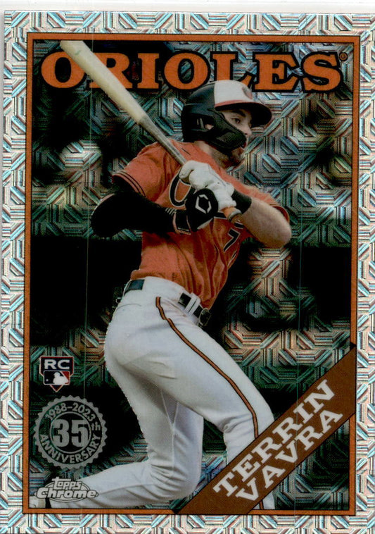 2023 Topps Chrome Silver Pack  #T88C-10 Terrin Vavra Baltimore Orioles.
