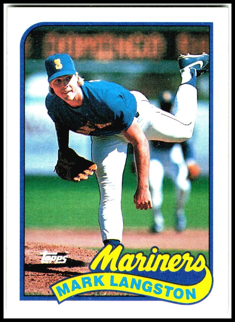 1989 Topps #355 Mark Langston Seattle Mariners