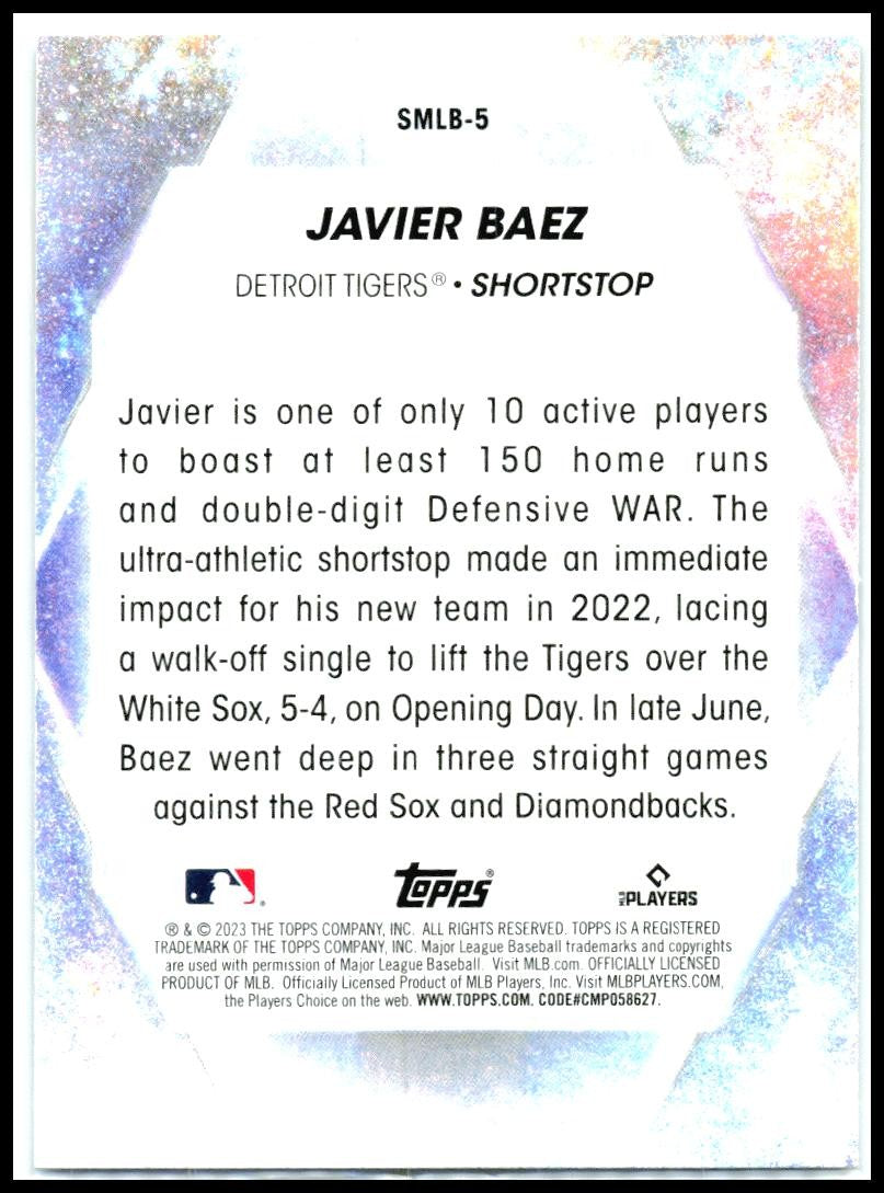 2023 Topps Stars of MLB #SMLB-5 Javier Báez Detroit Tigers