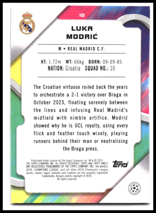 Luka Modrić #10 2024-25 Finest UEFA Club Competitions