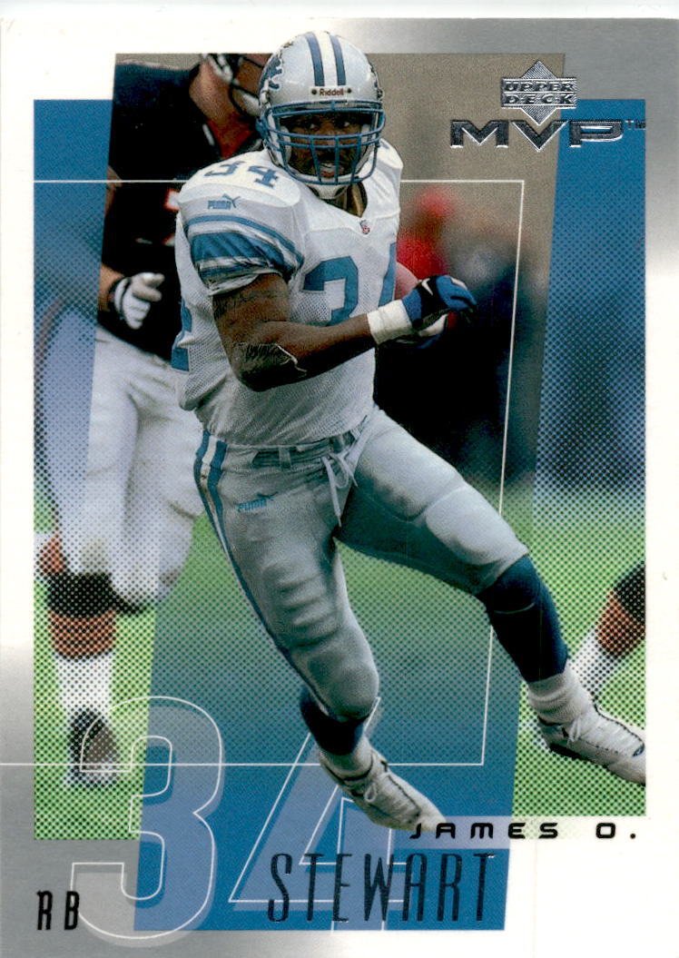2001 Upper Deck MVP #88 James Stewart Detroit Lions