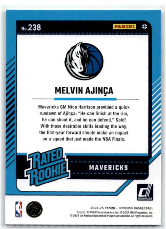 2024-25 Donruss #238 Melvin Ajinca
