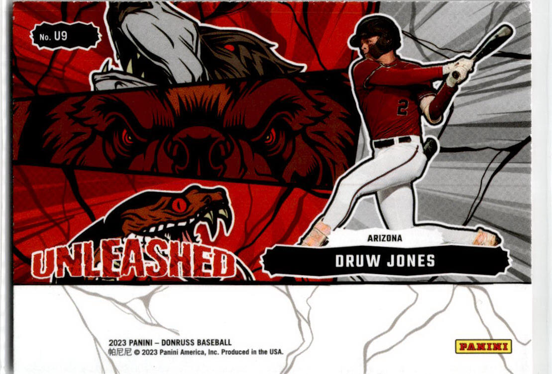 2023 Donruss Pink Fireworks #U9 Druw Jones Arizona Diamondbacks.