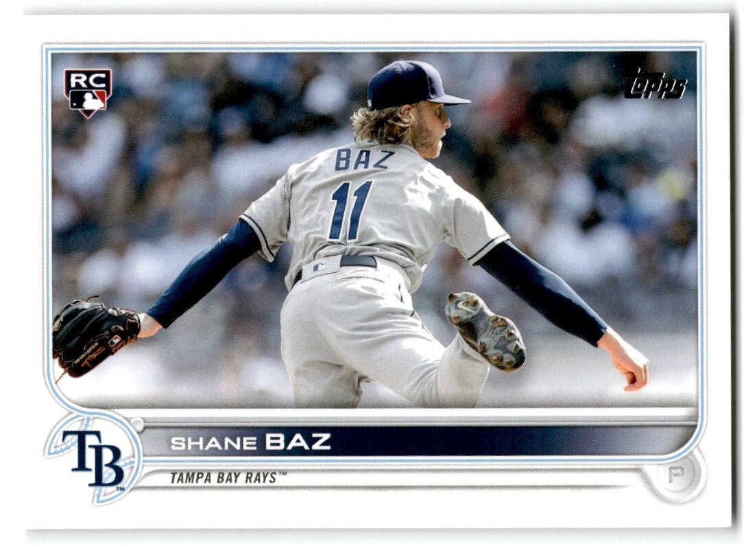 2022 Topps Shane Baz Tampa Bay Rays #421