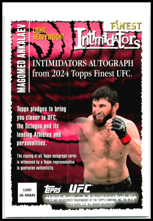 2025 Topps Chrome UFC Intimidators #IA-MAN Magomed Ankalaev