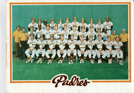 1978 Topps #192 San Diego Padres