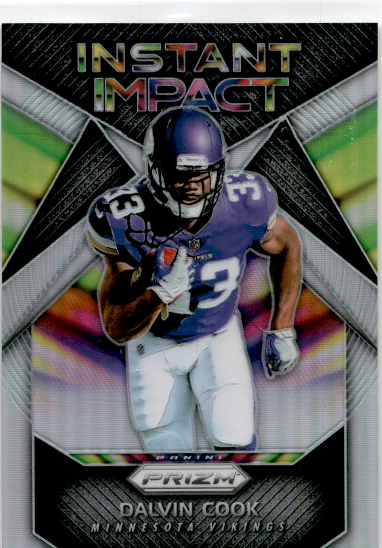 2017 Prizm Instant Impact Silver Prizm #3 Dalvin Cook Minnesota Vikings
