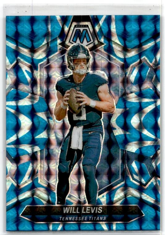 2024 Panini Mosaic Mosaic Reactive Blue #211 Will Levis Tennessee Titans