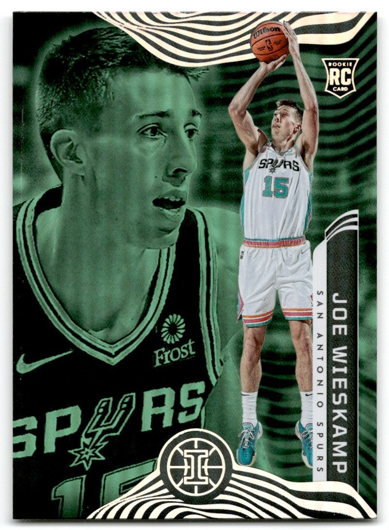 2021-22 illusions Joe Wieskamp Rookie Auto San Antonio Spurs #188